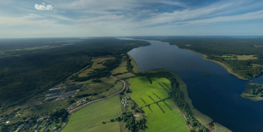 Аэрофотосъемка Ольховка, панорама, аэрофото