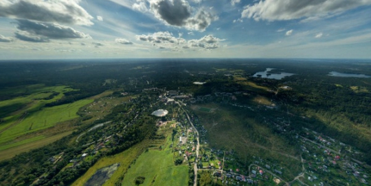 Аэрофотосъемка Сосново, Снегиревка, панорама, аэрофото