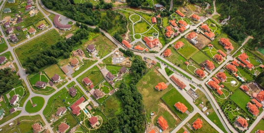 Репинская усадьба. Аэрофотосъемка с коптера.