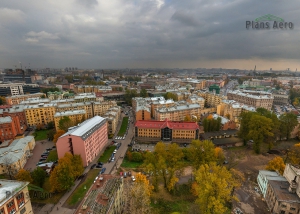 Аэрофотосъемка городской застройки