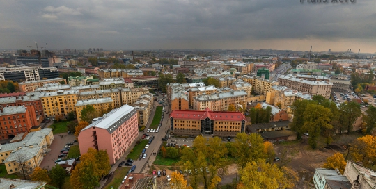 Аэрофотосъемка городской застройки