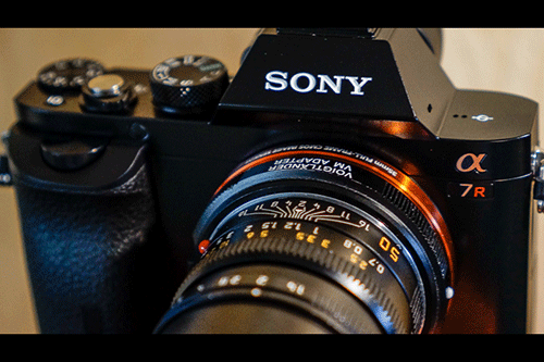 Фотокамера для съемки с воздуха. Sony a7R.