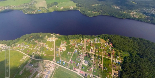 Панорама: КП Правдинское озеро и Зима-Лето - Аэрофотосъемка. ПлансАэро