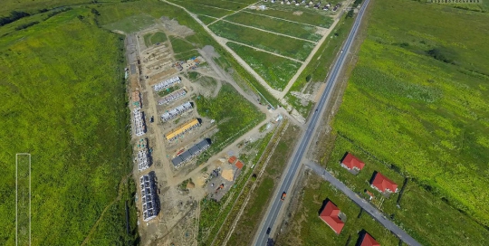 Панорама ЖК Есенин Village - Аэрофотосъемка. ПлансАэро.