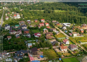 Панорама: пос. Александровская - Аэрофотосъемка. 