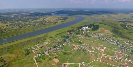 Аэрофотосъемка: Хутынь, Новгородская область