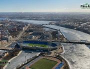 Аэросъемка: Стадион Петровский - панорама