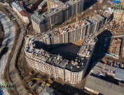 Панорама с воздуха: Жилой комплекс «Самоцветы», ЛенСпецСМУ