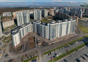 Панорама с воздуха: Жилой комплекс «Победитель», ГлавСтройКомплекс