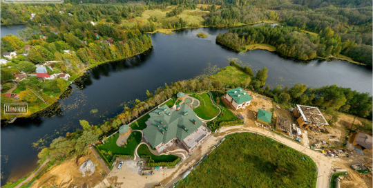 3D панорама: "Озерный Край" Коттеджный поселок, Строительный Трест