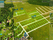 3D панорама: "Поляны" Коттеджный поселок, генплан.